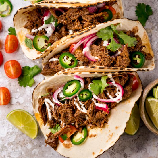Slow Cooker Barbacoa Beef