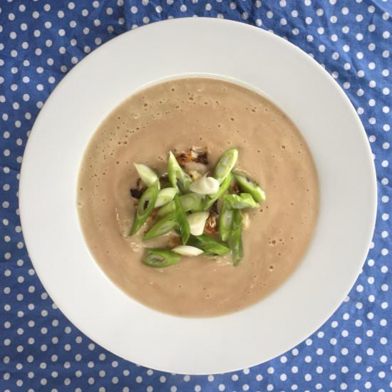 Vegan Roasted Cauliflower Soup