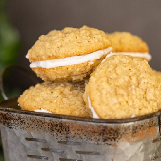 Oatmeal Cream Filled Cookies
