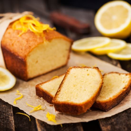Air Fryer Lemon Pound Cake