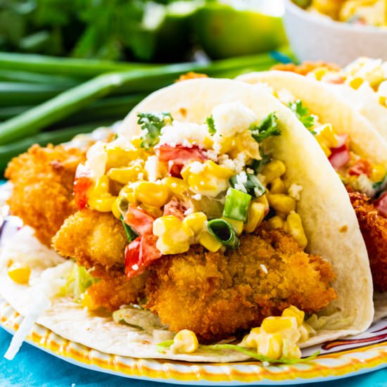Crunchy Catfish Tacos
