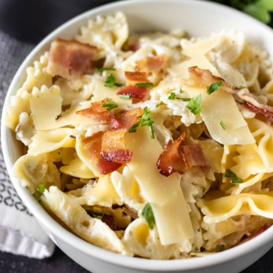 Creamy Bow Tie Pasta