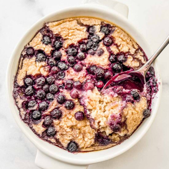 Blueberry Baked Oats