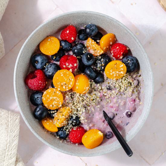 Blueberry Overnight Oats
