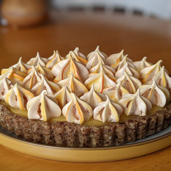 No bake base lemon curd tart