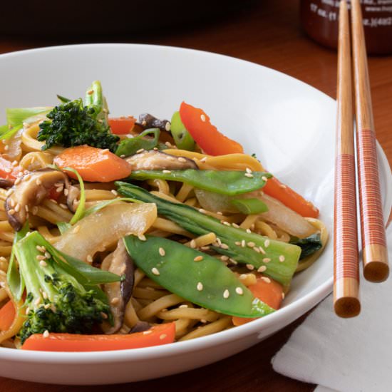 Vegetarian Yakisoba Noodles