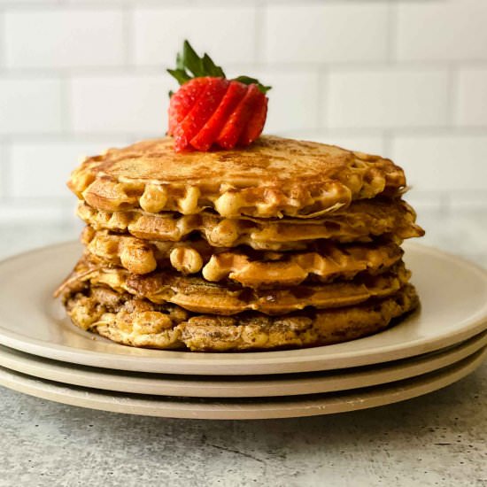 French Toast Waffle Pancakes