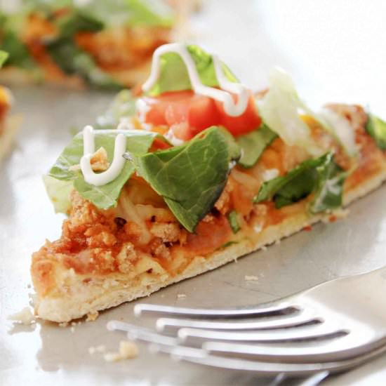Skinny Flatbread Taco Pizzas