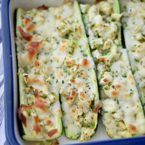 Ranch Zucchini Boats