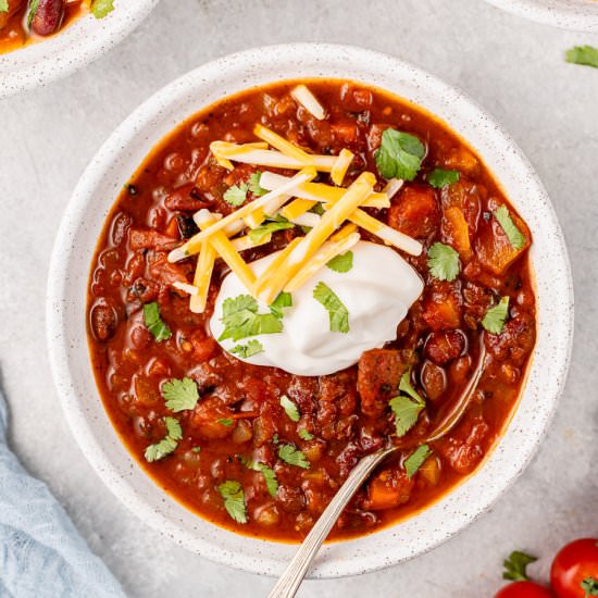 5-Ingredient Vegan Chili