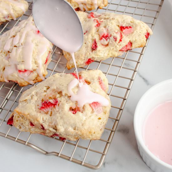 Strawberry Scones