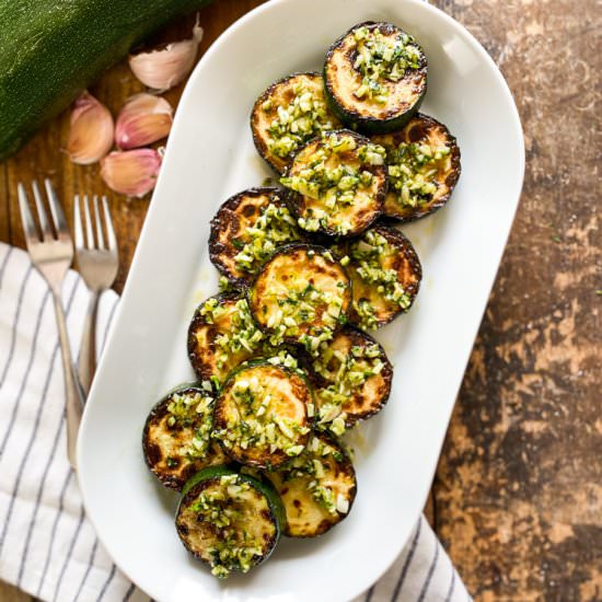 Spanish Garlic Zucchini