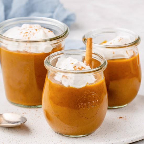 Vegan Pumpkin Pie Pudding