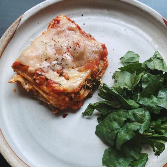 Vegan Lasagna Florentine