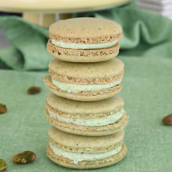Pistachio Macarons