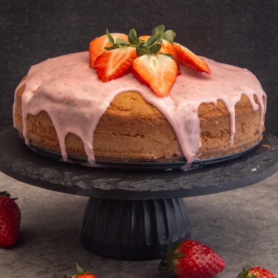 Homemade Strawberry Cake