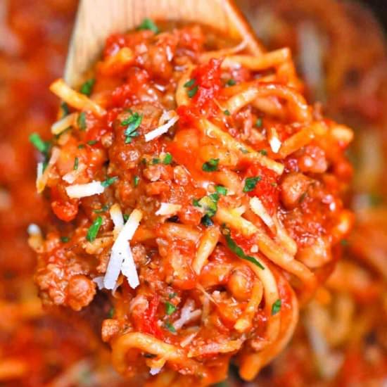 Crockpot Spaghetti