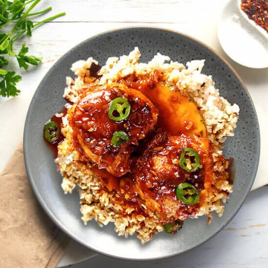 Sweet & Spicy Pineapple Chicken