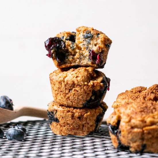 Vegan Blueberry Lemon Muffins