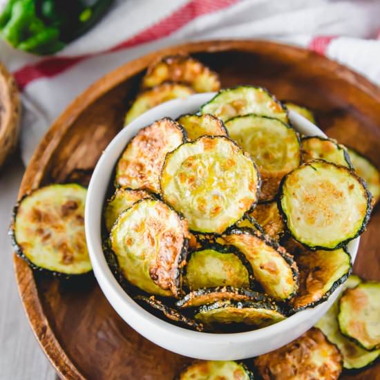 Air Fryer Zucchini Chips