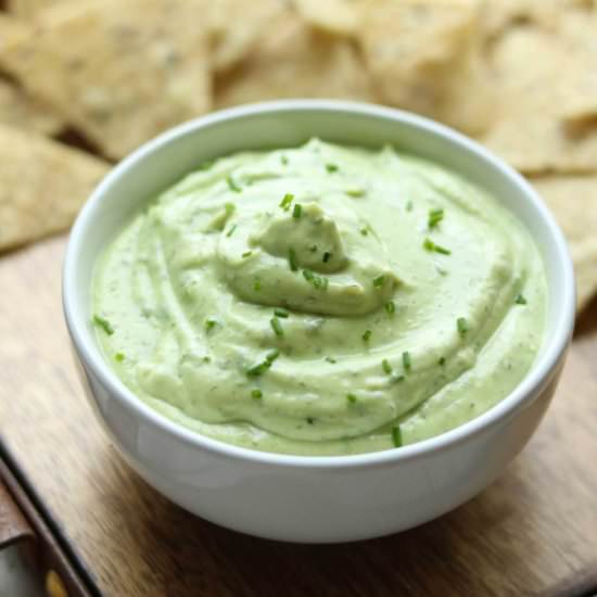 5-Minute Avocado Ranch Dip