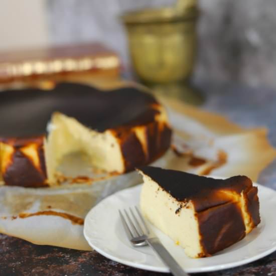 Keto Basque Burnt Cheesecake