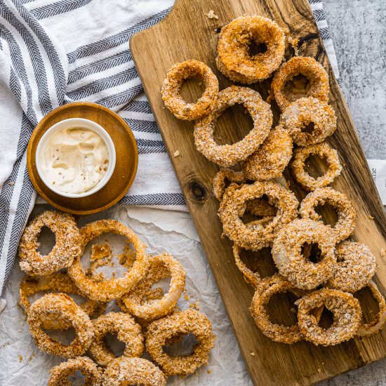 Crispy Air Fryer Onion Rings