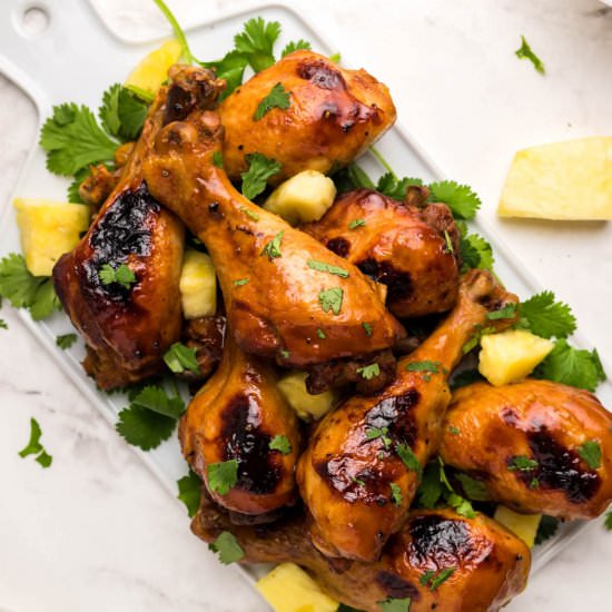 Hawaiian BBQ Chicken Wings