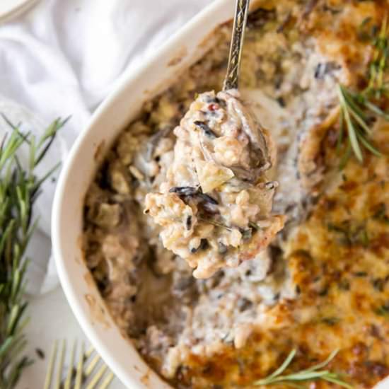 Mushroom and Rice Casserole