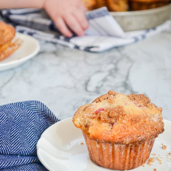 Fresh Strawberry Buttermilk Muffins