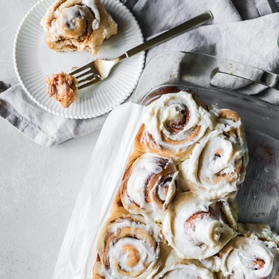 softest overnight cinnamon rolls