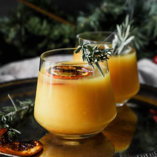 Bruleed Orange Old Fashioned