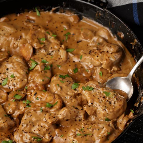 Pork Marsala