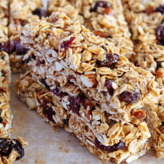 Homemade Breakfast Granola Bars