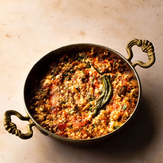 vegan shakshuka – turkish menemen