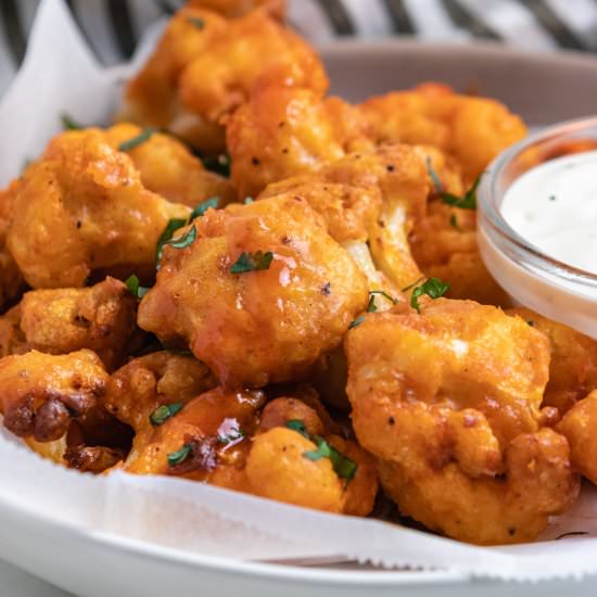 Air Fryer Buffalo Cauliflower