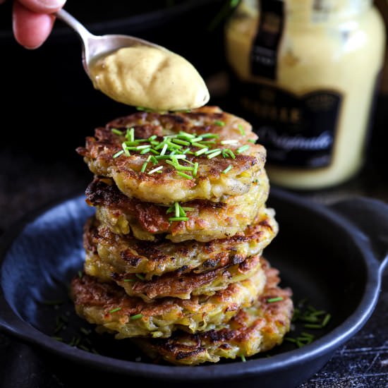 Vegan German Potato Pancakes