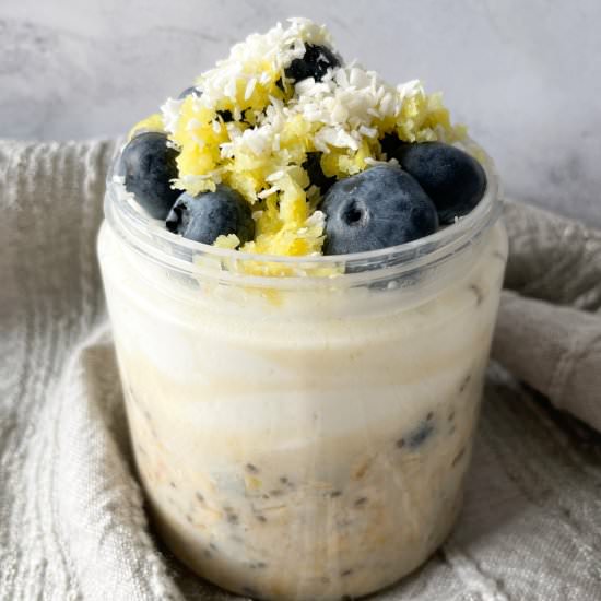Blueberry Lemon Overnight Oats