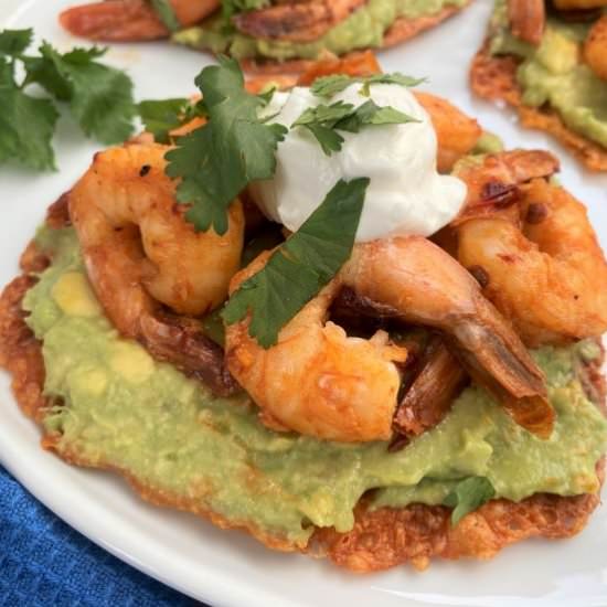 Chipotle Shrimp Tostadas