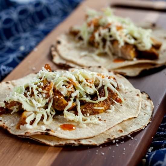 Adobo Chicken Tacos
