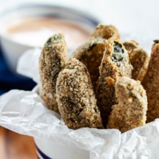 Air Fryer Pickle Spears