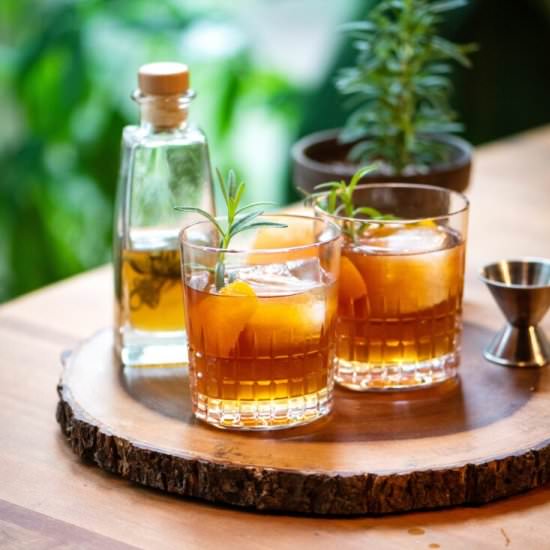 Rosemary & Honey Whiskey Cocktail