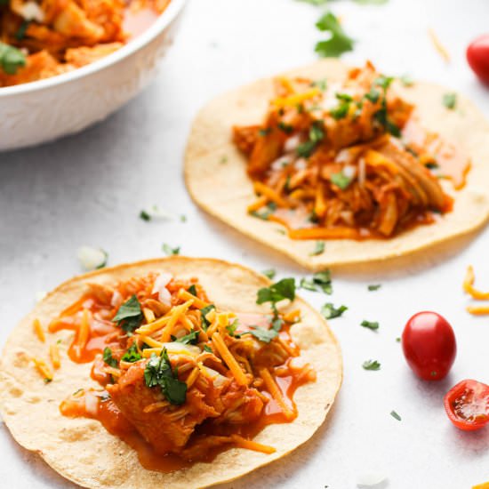 Instant Pot Chicken Tacos