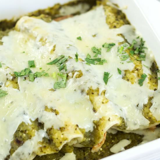 Easy Green Enchiladas