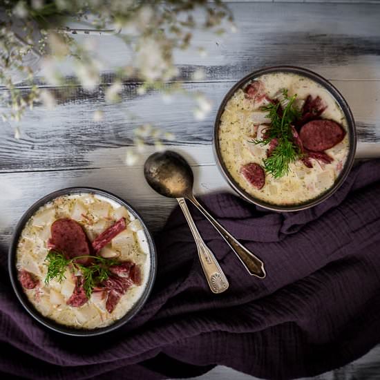IRISH STYLE POTATO SOUP