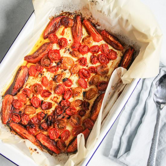 Oven Roasted Balsamic Tomatoes