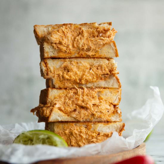 Chipotle Chicken Grilled Cheese