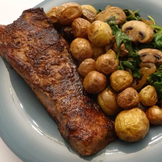 Steak with Roasted Potatoes