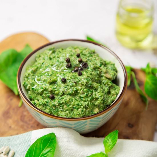 Garlic and Basil Pesto
