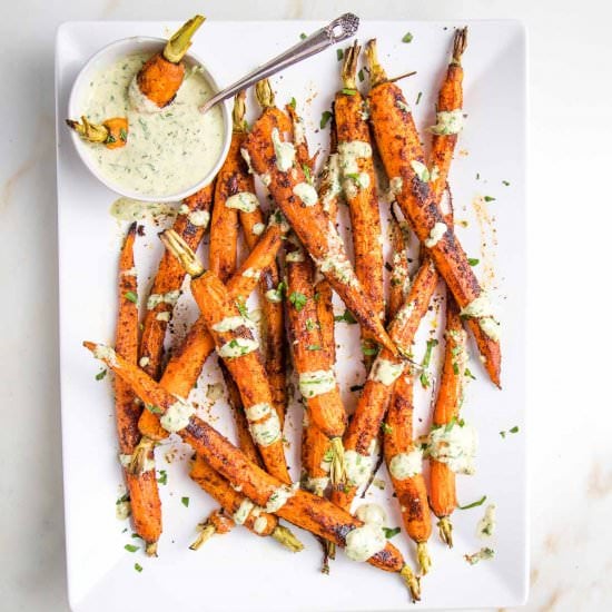 Whole Roasted Carrots